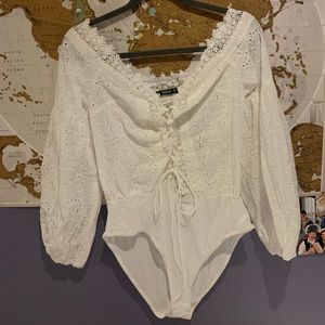 *****SOLD****** Off the shoulder bodysuit